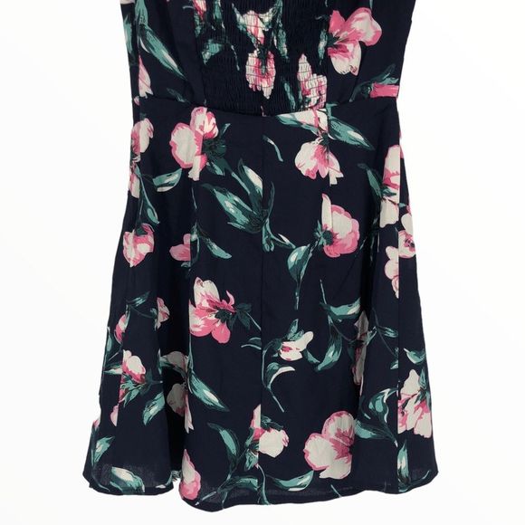 About Us Dulipa Dress in Navy Floral Off Shoulder Mini Dress size Small Revolve - Picture 9 of 15